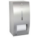 WC-papír tartó orsós adagolórendszer nélkül, falra szerelhető
