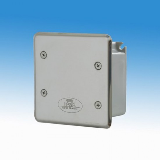 Hálózati transzformátor 1-1 db 12 V AC és 24 V AC kimenettel, frontcsavarozású előlappal, 100 mm-es műanyag dobozban