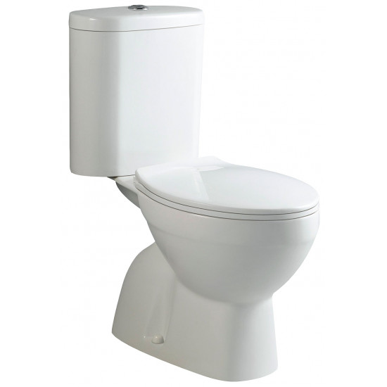 SANO-BASIC monoblokkos WC ülőkével, alsó kifolyású 34 x 37 x 78 cm