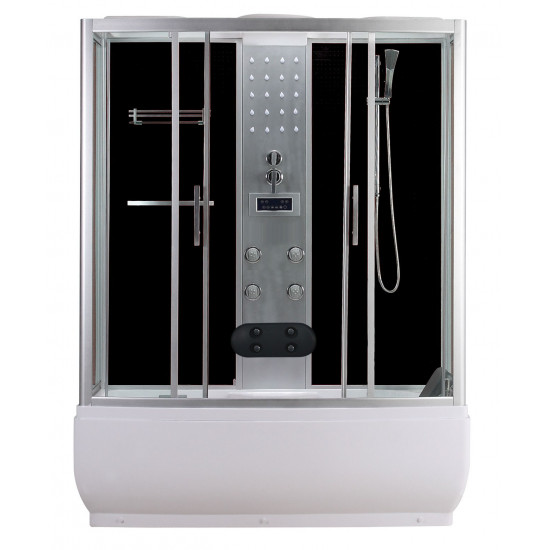 NEVADA 170 hidromasszázs zuhanykabin & fürdőkád elektronikával 85 x 170 x 220 cm