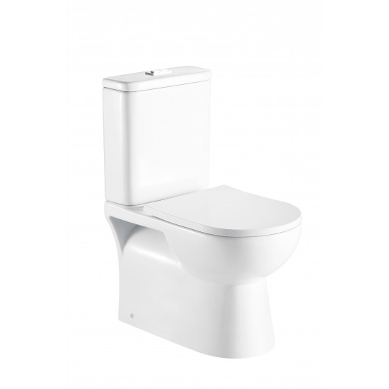 MONO perem nélküli monoblokkos WC slim soft close, easy quick ülőkével 65 x 38,5 x 83 cm